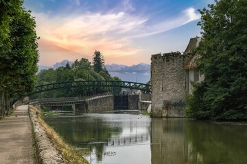 Obraz premium Montargis, city in France