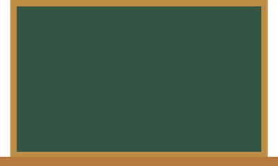 Flat Chalkboard Illustration