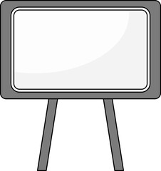 Blank Whiteboard  Illustration