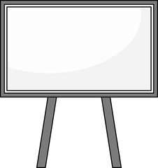 Blank Whiteboard  Illustration