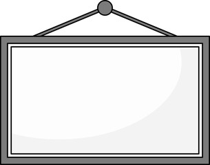 Blank Whiteboard  Illustration