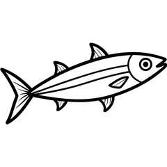 Sardine Sketch Vector Art