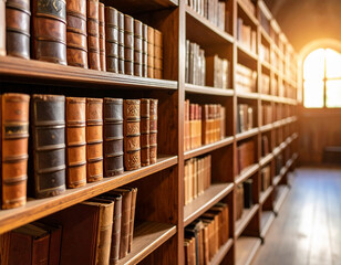 Renaissance Knowledge – Ancient Library Bookshelves