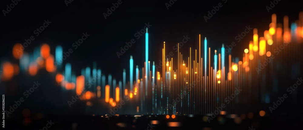 Poster abstract data visualization