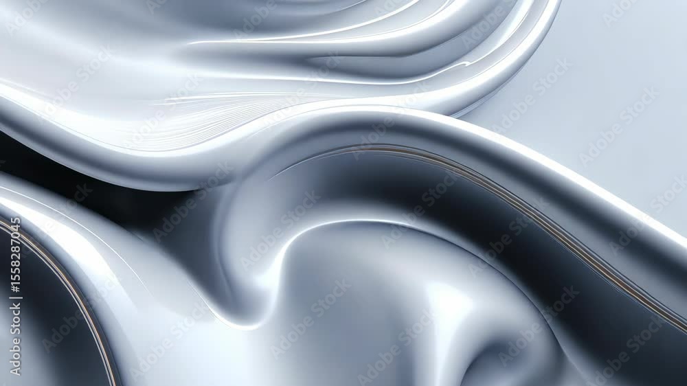 Poster abstract swirls of smooth, glossy gray paint create a serene and elegant texture for artistic backgr