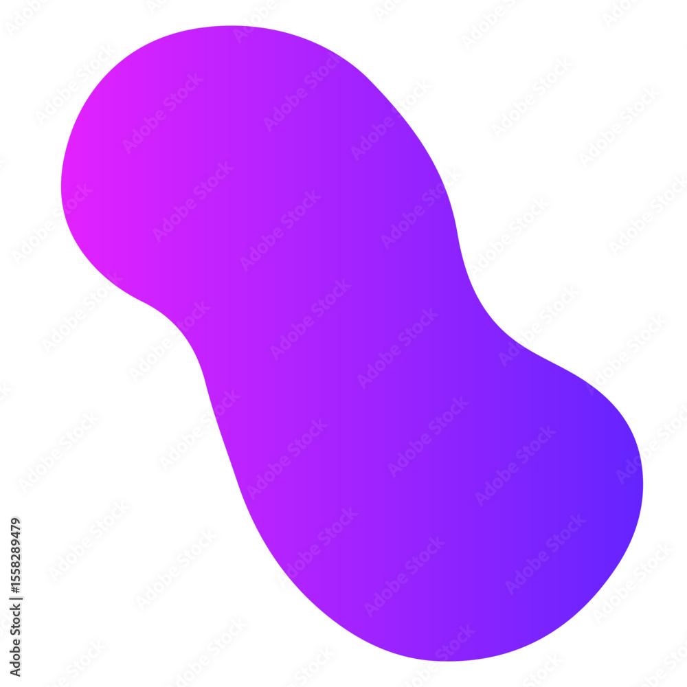 Fototapete abstract purple-pink gradient organic blob shape. versatile design element for backgrounds, text box