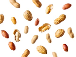 pistachio nuts isolated on white