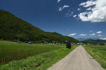 里山の田園風景