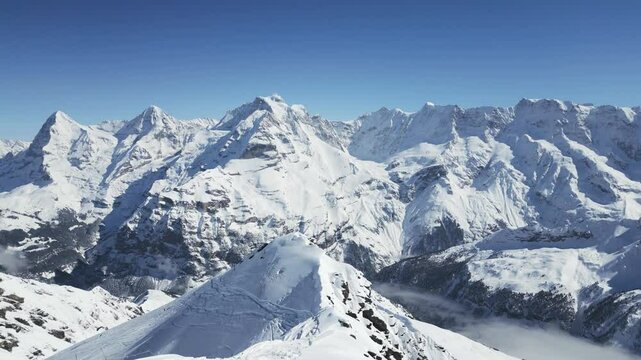 Schweizer Alpenpanorama - Eiger M&ouml;nch und Jungfrau