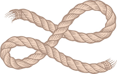 Rope Knot Design Element