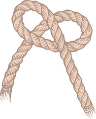 Rope Knot Design Element