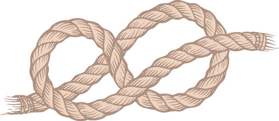 Rope Knot Design Element