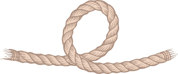 Rope Knot Design Element
