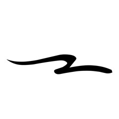 brush scribble underline vector