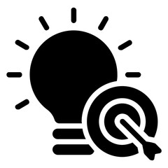 Purpose Icon in Solid Style