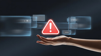 Scam Alert Symbols and Warning Sign Icons for Fraud Prevention and Cybersecurity Awareness

