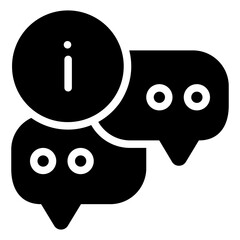 Information Icon in Solid Style