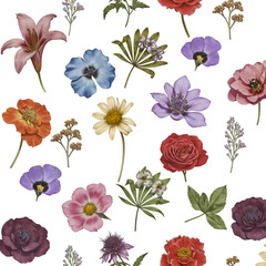 Colorful floral pattern (1)