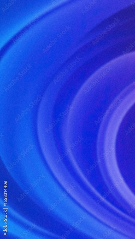 Poster abstract blue gradient forms curves across the frame showing blended shades and smooth textures