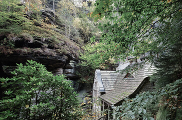old gasworks Bohemian Switzerland