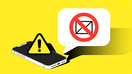 Scam Alert Symbols and Warning Sign Icons for Fraud Prevention and Cybersecurity Awareness

