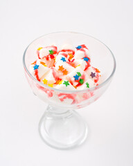 ice cream with stars