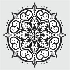  Vector doodle mandala . Ornamental luxury mandala Mandala Line Illustration . various mandala . Mandala Pattern Designs . Henna mandala. Mehndi style. Decorative pattern in oriental style.