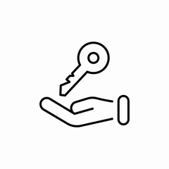 Key Offer icon vector