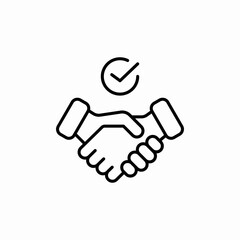 Business Agreement icon vector