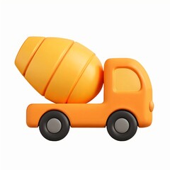  Icon 3D Cement Mixer Truck