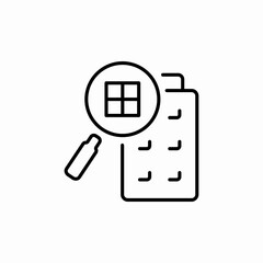  Property List icon vector