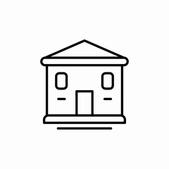 Classic House icon vector