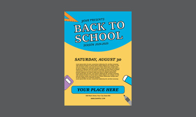  Back to school flyer 