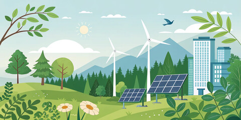 A Sustainable Environmental Energy Concept for Green Business Growth