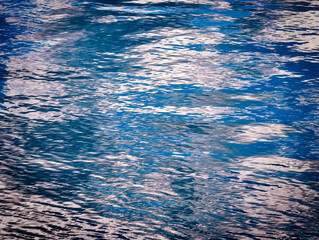 Blue Water Ripples - High-Resolution Abstract Background for Screensavers, Web Design, Marketing,...