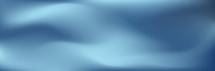 Abstract soft blue gradient background with smooth blurry texture. Vector