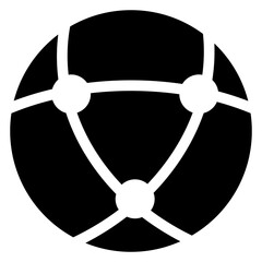 Icono comunicación global 