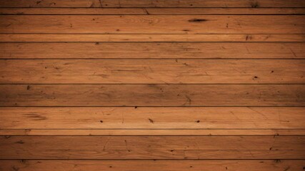 Wooden planks background in natural brown color and texture - Powered by Adobe