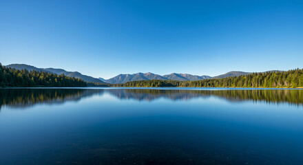 Clear skies, the sea