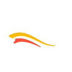 Obraz premium Colorful Swoosh