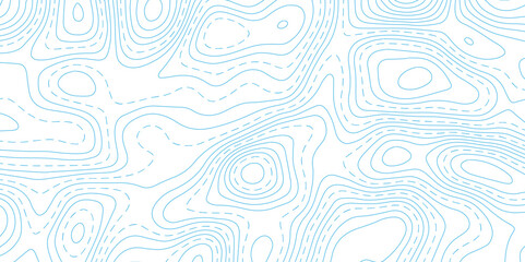 Soft Blue Contour Line Background for Abstract Mapping and Minimalist Design.