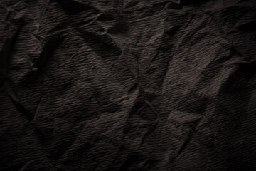 Close-up of crumpled paper with uneven surface and light-shadow gradients. The abstract texture...