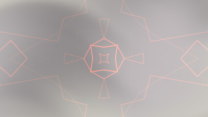 Elegant Light Pink Geometric Pattern on Gradient Gray Background Design