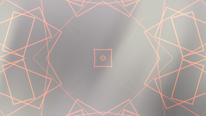 Abstract Geometric Kaleidoscope Pattern with Soft Light and Pastel Hues
