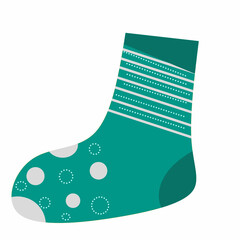 Vector illustration of socks, colorful cute socks, children's socks clipart