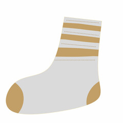Vector illustration of socks, colorful cute socks, children's socks clipart