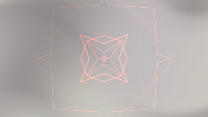Abstract Geometry: Delicate Pink Lines on Soft Gradient Background