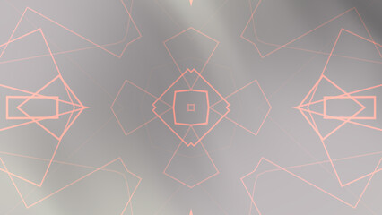 Elegant Geometric Pattern with Pale Pink Lines on a Gradient Gray Backdrop