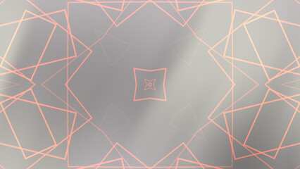 Elegant Geometric Pattern with Soft Pink Lines on a Gray Background