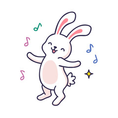 Obraz premium Bunny icon isolate 